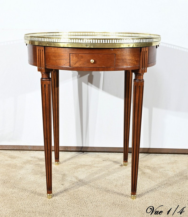 Mahogany Bouillotte Table, Louis XVI style – Mid 20th century