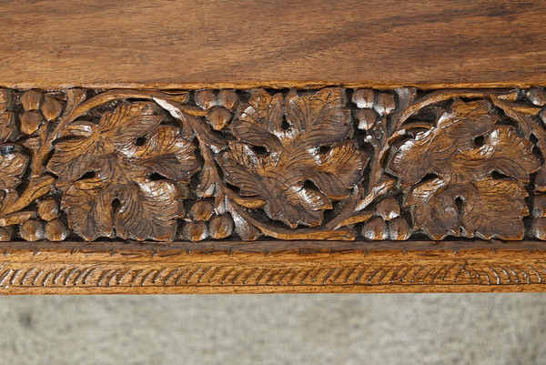 Oriental Folding Table in Exotic Wood – Early 20th Century