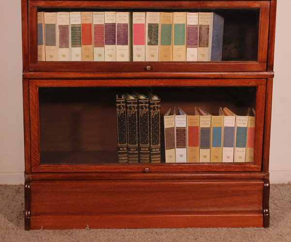 Globe Wernicke Bookcase In Mahogany Of 3 Elements