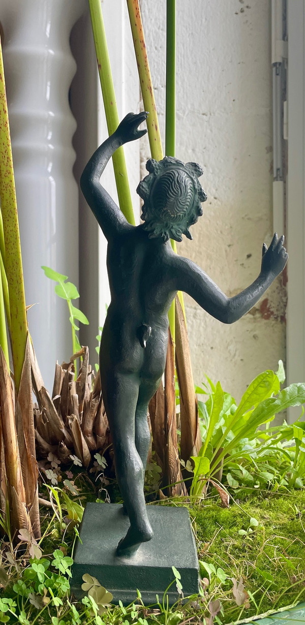 Dancing Faun in Bronze, 19th Century