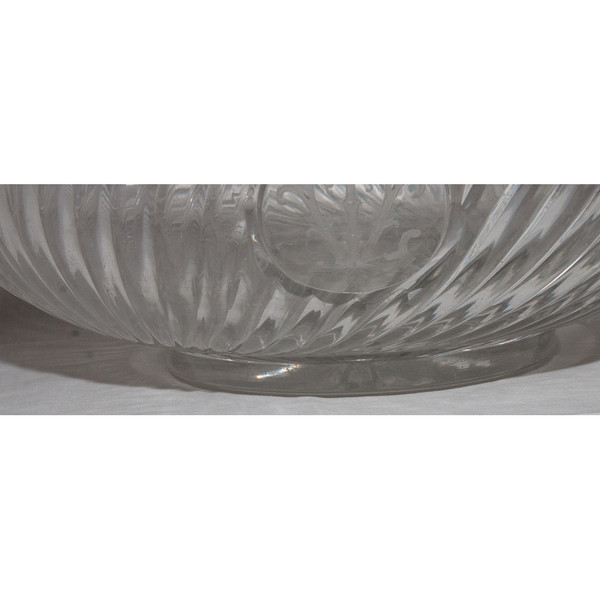  Grande Coupe Baccarat Et Argent Massif Fin XIXe