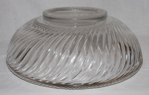  Grande Coupe Baccarat Et Argent Massif Fin XIXe