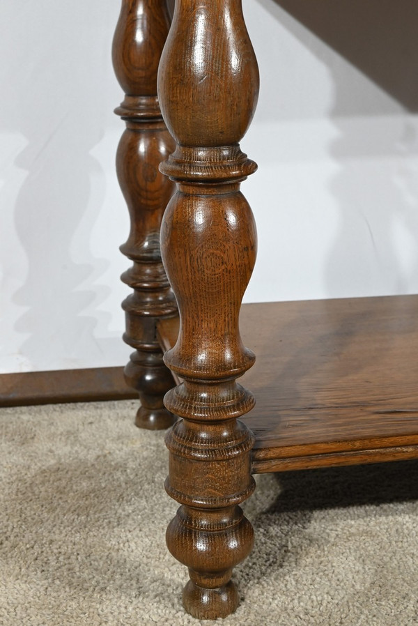 Oak sideboard, Louis Philippe style - 2nd half 19th century