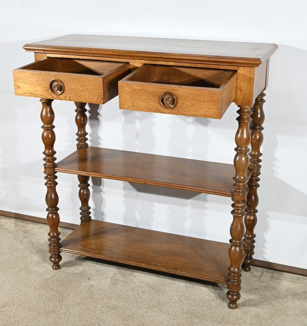 Oak sideboard, Louis Philippe style - 2nd half 19th century