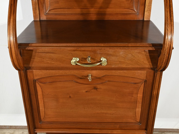 Mahogany bar cabinet, attributed to Maison E.Diot, Art Nouveau - 1900