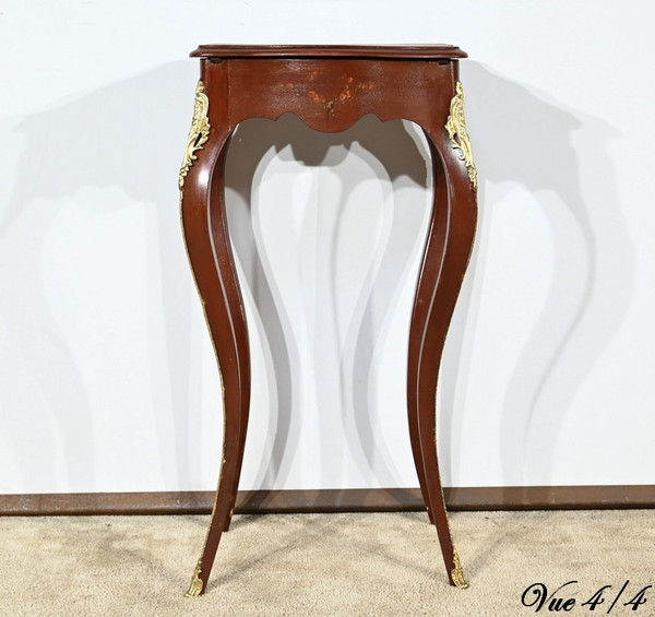 Petite Table à Ouvrage en Bois Laqué, style Louis XV – Fin XIXe