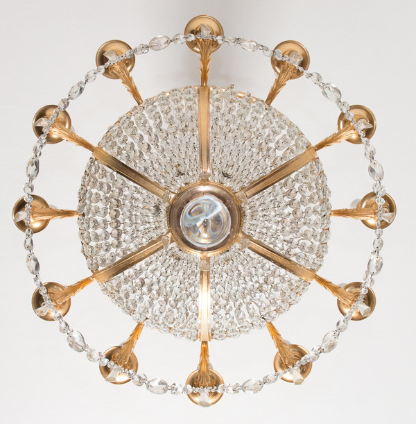 Lustre Montgolfière Fin XIXe Siècle