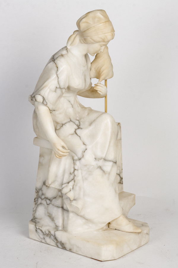 Guglielmo Pugi marble sculpture