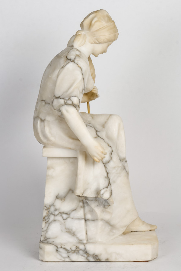 Guglielmo Pugi marble sculpture