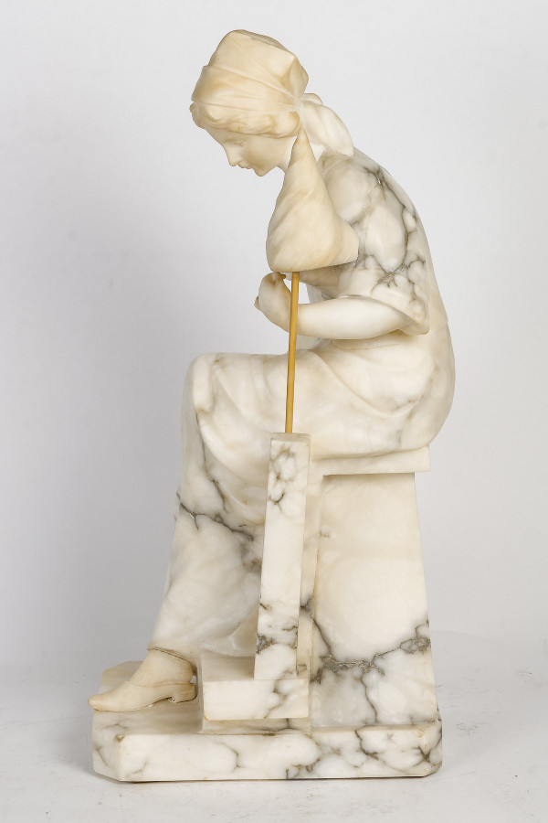 Guglielmo Pugi marble sculpture