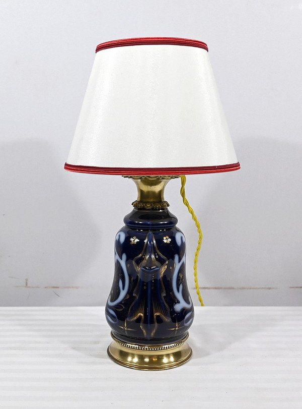 Lampe aus Porzellan von Sèvres - Ende des 19. Jahrhunderts