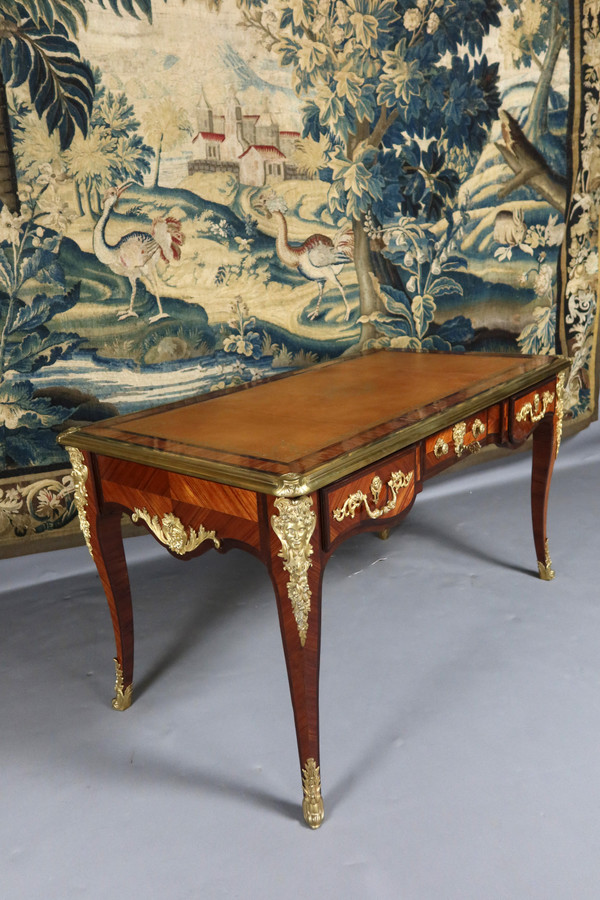  Louis XV desk Stamped François Lesage