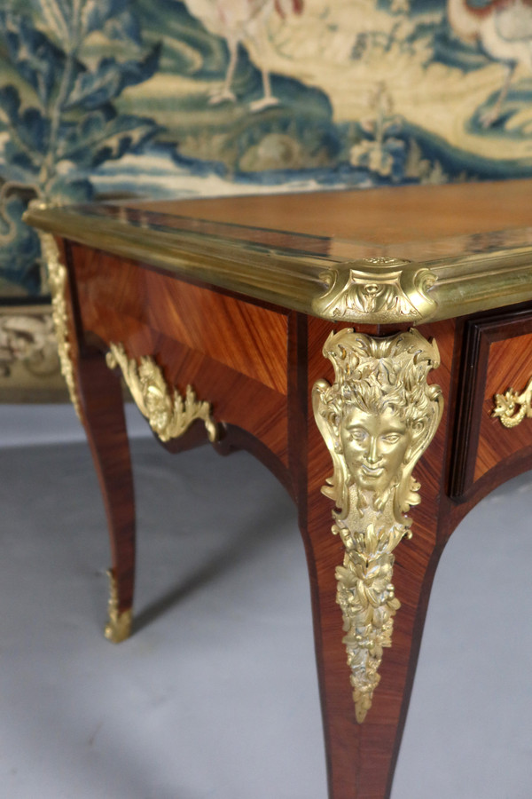  Louis XV desk Stamped François Lesage