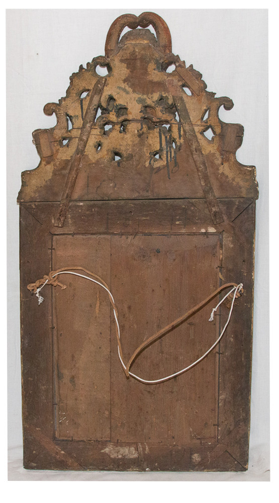 Spiegel Aus Holz Geschnitzt Und Vergoldet Regency Ära Circa 1720