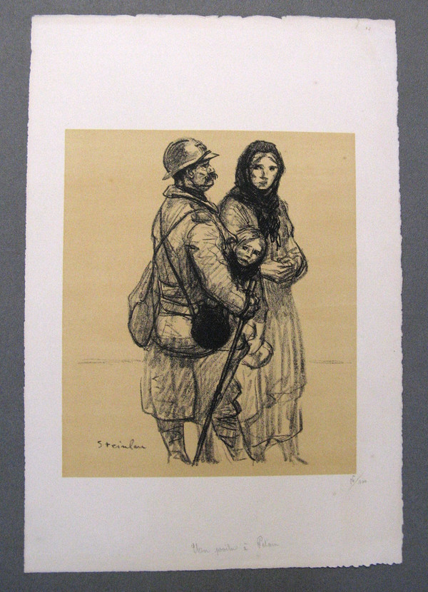 8 Lithographs 1915 Les Meurtrissures De La Grande Guerre. Théophile Alexandre Steinlen.