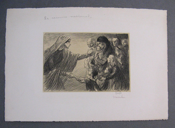 8 Lithographs 1915 Les Meurtrissures De La Grande Guerre. Théophile Alexandre Steinlen.