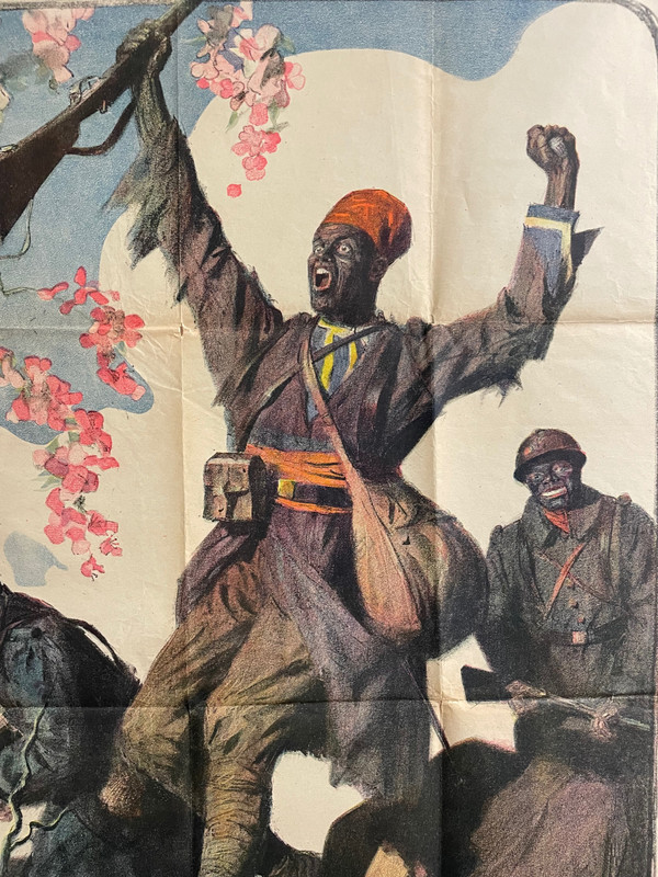 Lucien Jonas- Poster African Army and Colonial Troops Day 1914 1918