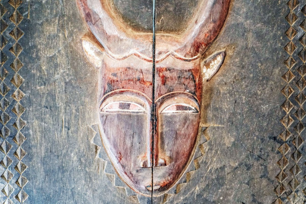 Pair of Attic Doors, Baoulé- Rci