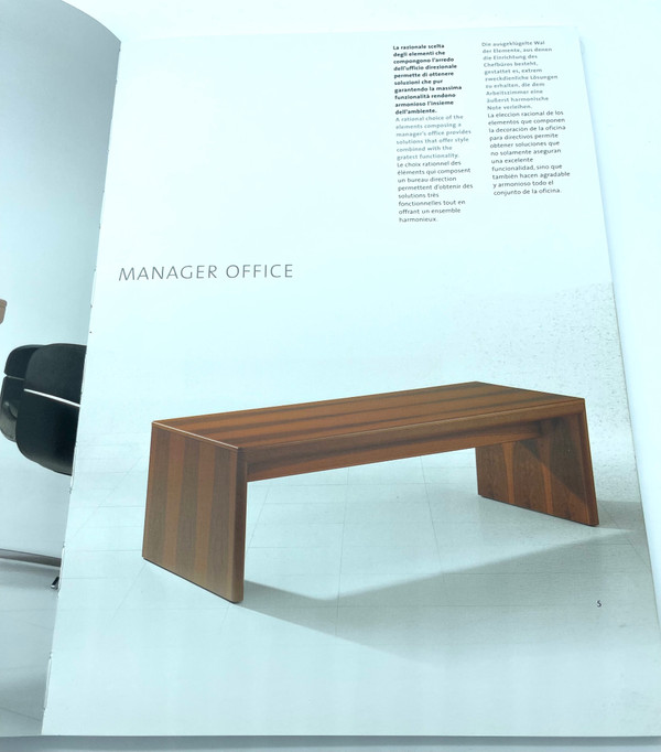 Italian design executive desk by Roberto Danesi for Maison Frezza