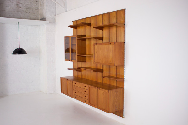 Kai Kristiansen modular wall shelf.