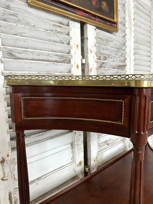 Louis XVI mahogany console late 18th century