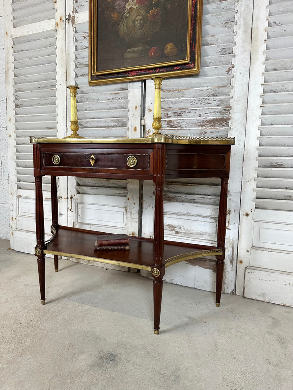 Louis XVI mahogany console late 18th century