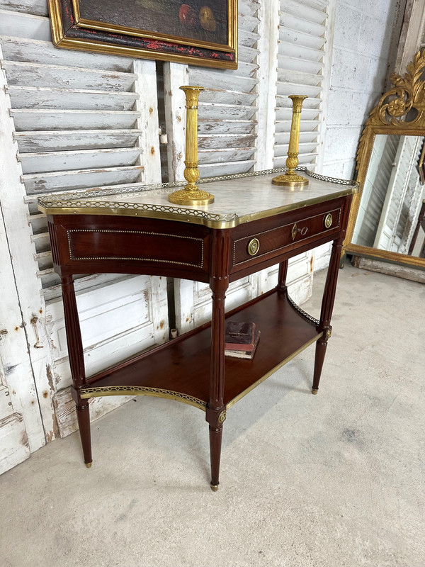 Louis XVI mahogany console late 18th century