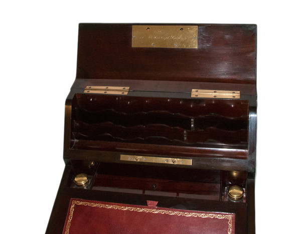 Paul Sormani Writing Case In Marquetry Circa 1860