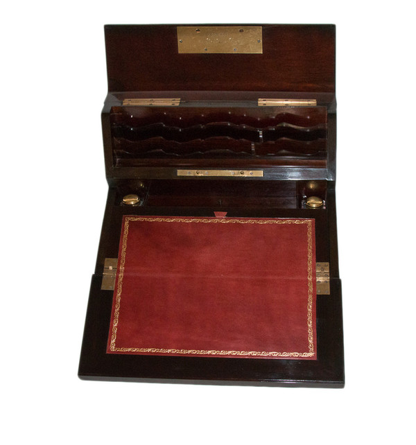 Paul Sormani Writing Case In Marquetry Circa 1860