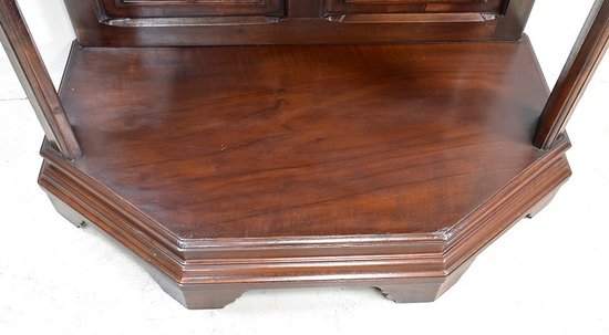  Solid walnut cabinet, Gothic taste - Renaissance - Late 19th century