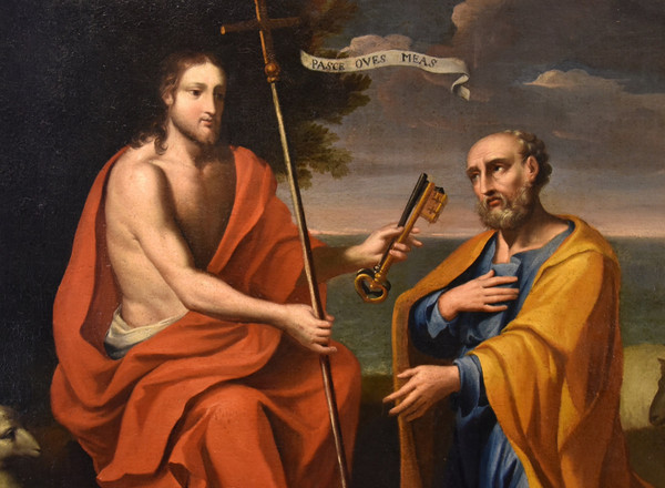 Christ Delivering The Keys To St. Peter, Paolo De Matteis (naples, 1662 - 1728) Attributed To