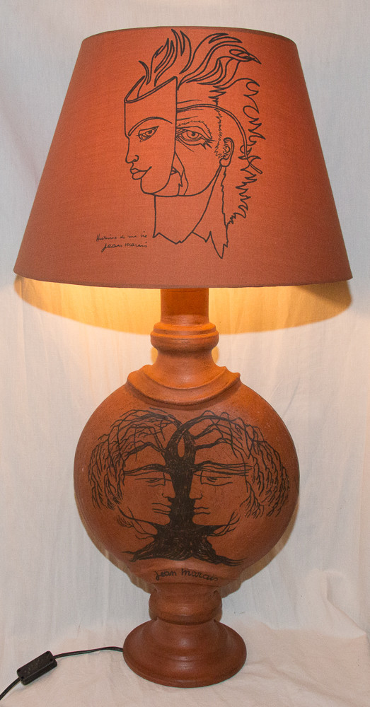 Lampe Signée Jean Marais 1913-1998