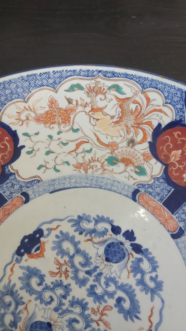 Rare and very large 19th century Imari dish