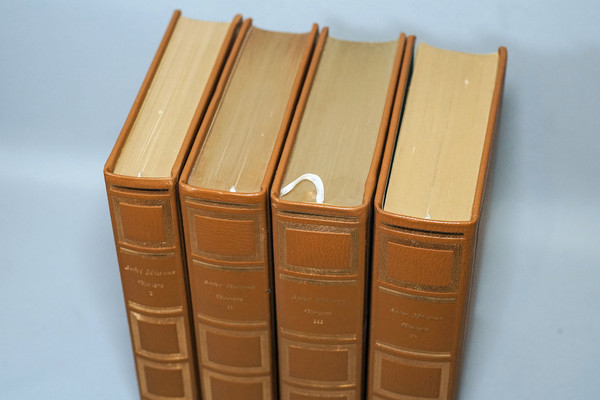 Oeuvres d'André MALRAUX, , 4 volumes Ed. Gallimard NRF 1970