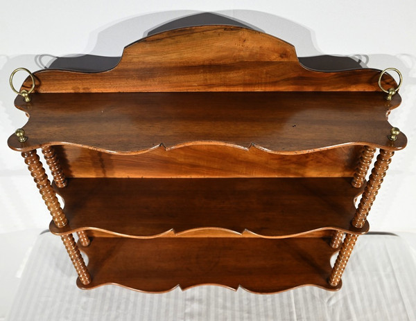 Walnut shelf, Louis Philippe period - Mid-19th century