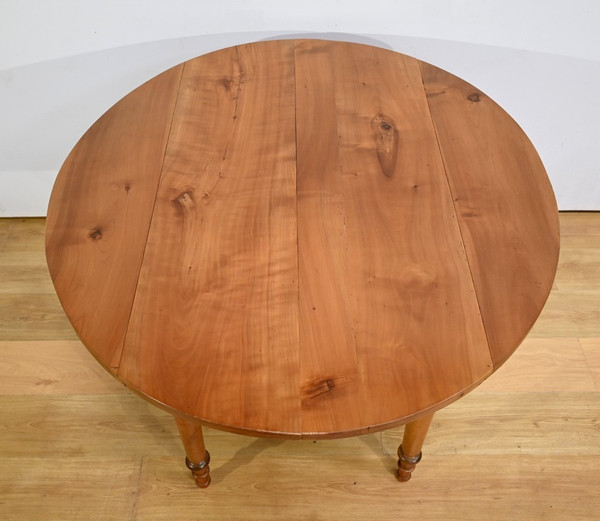 Modular table in cherry wood, Louis Philippe style - 2nd half 19th century