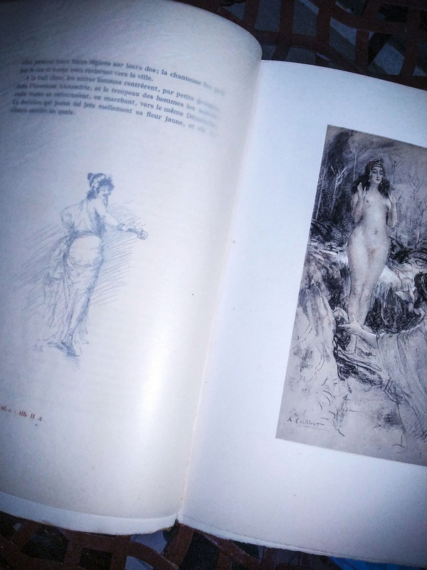 Curiosa - Pierre LOUYS, "APHRODITE", original drawings by Antoine CALBET