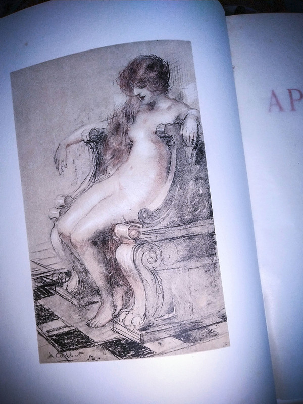 Curiosa - Pierre LOUYS, "APHRODITE", original drawings by Antoine CALBET