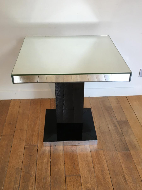 Art Deco Pedestal table mirror