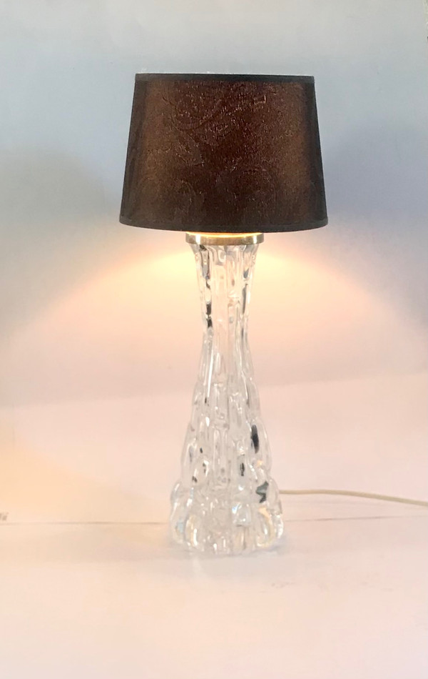 Kristalllampe Designer Carl Fagerland für Orrefors Schweden