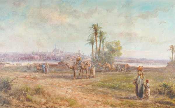 An Orientalist Painting P. Pascal Late 19th Century