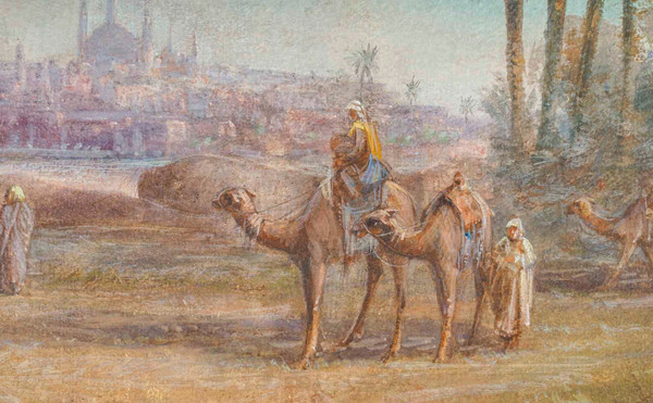 An Orientalist Painting P. Pascal Late 19th Century