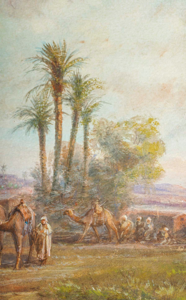 An Orientalist Painting P. Pascal Late 19th Century