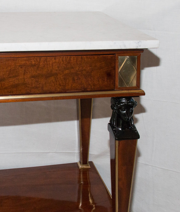 Consulate Period Mahogany Console