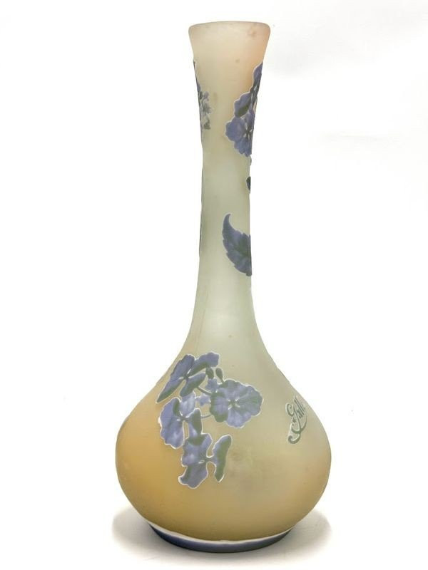 Emile Gallé Art Nouveau Vase “Hydrangea”