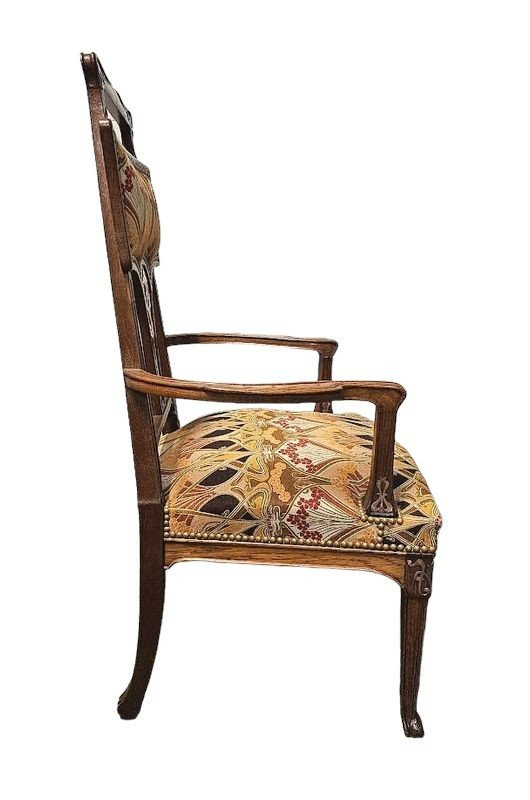 Art Nouveau Office Armchair