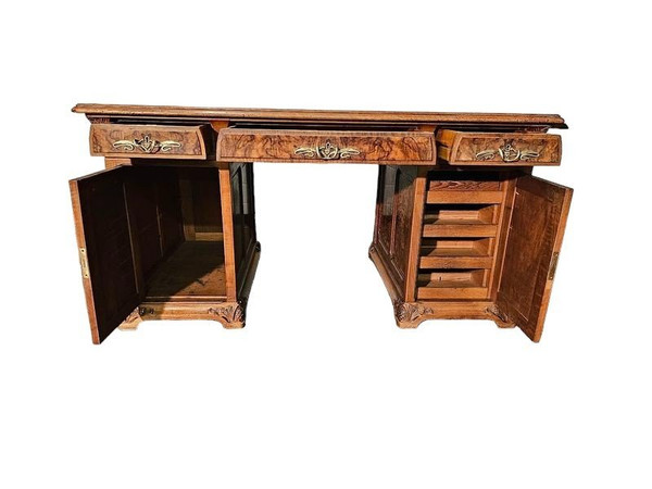 Majorelle Art Nouveau Desk “With Pine Cones”