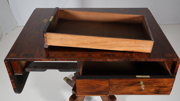  English desk with Victorian shutters