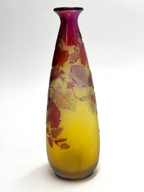 Emile Gallé Art Nouveau Vase “Volubilis”