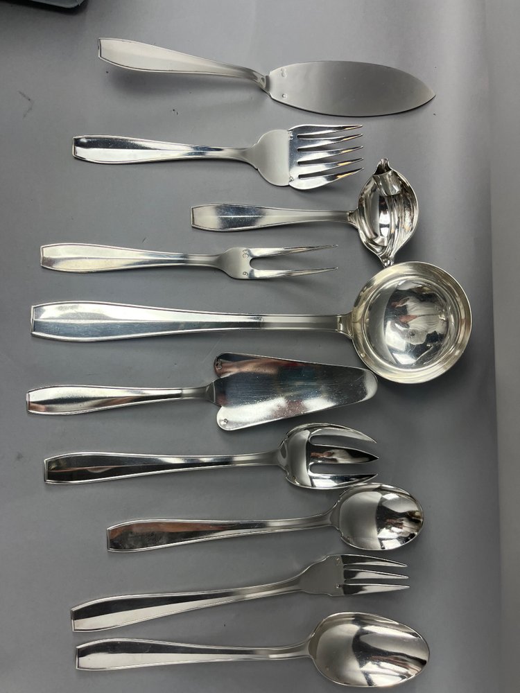 Christofle cutlery model Atlas 145 pieces Silver